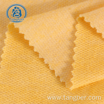 High quality knit polyester cotton french terry